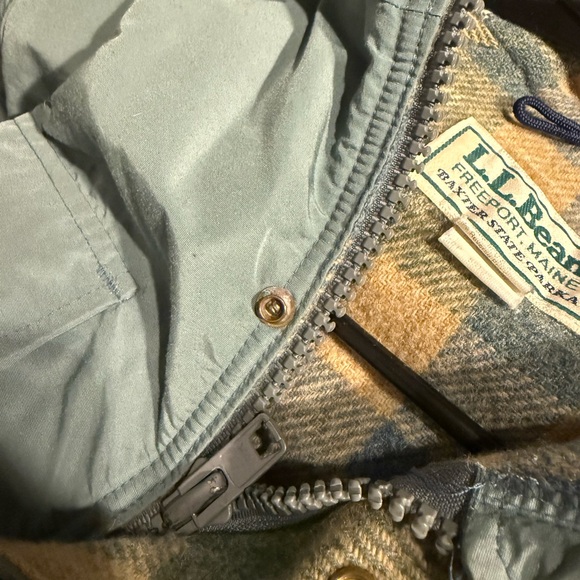 L.L. Bean Hooded Jacket in Slate Blue - Picture 6 of 6
